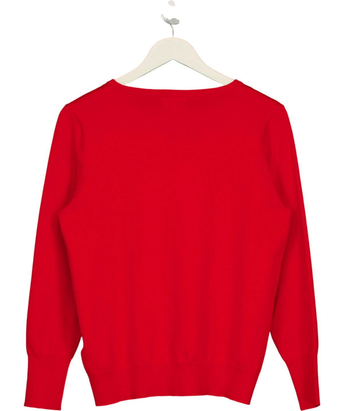 Monsoon Red Di Double Bow Jumper Red, size UK M — back