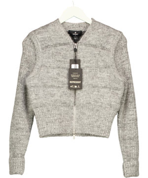 Represent Aura Zip Cardigan Grey UK S
