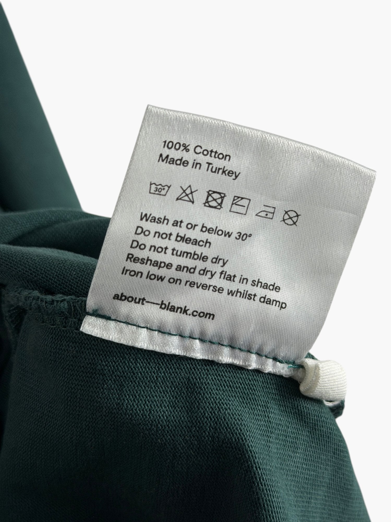 ABOUT BLANK Green Crew Neck Logo T-Shirt UK L