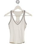 T/ALA Cream Dayflex Built-in Support V Neck Racer Vest - Ivory UK S