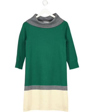 KATE SPADE Green Cowl Neck Knitted Dress UK S