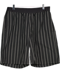 WEEKDAY Loose Fit Shorts In Black Stripe UK M