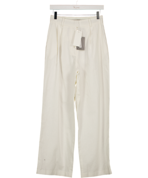 WAT. THE BRAND White Tapered Trousers UK 6