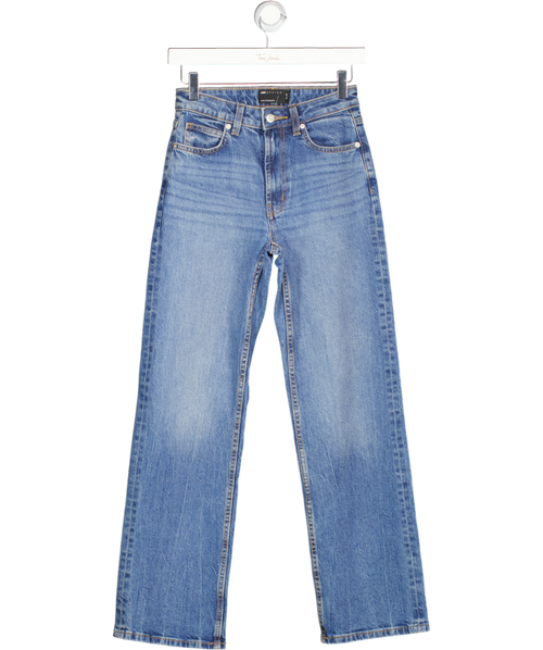 ASOS Blue Straight Leg Mid Wash Jeans W24