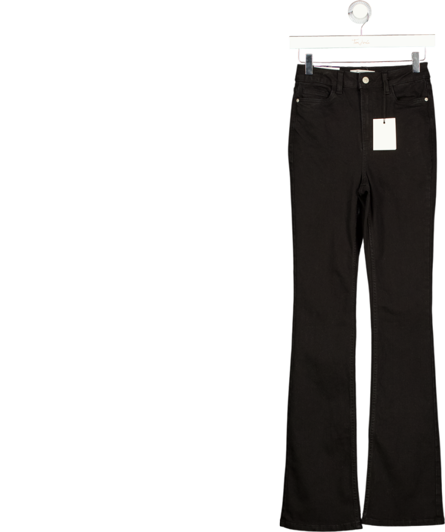 New Look Black Waist Enhance Quinn Bootcut Stretch Denim Jeans UK 6