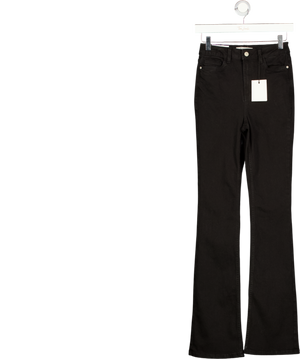 New Look Black Waist Enhance Quinn Bootcut Stretch Denim Jeans UK 6