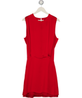 ACNE STUDIOS Vintage Red Silk Mini Dress FR34 UK 6