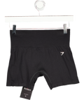 gymshark Black Everyday Seamless Shorts UK XS
