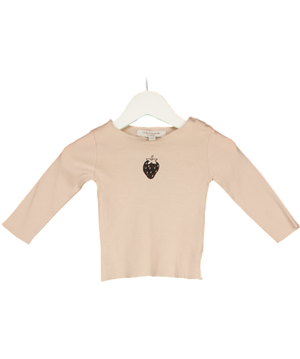Caramel baby & child Pink Strawberry Long Sleeve Top 0-3 Months