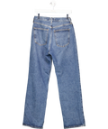 AGOLDE Blue Fran Low Slung Easy Straight Jeans W28