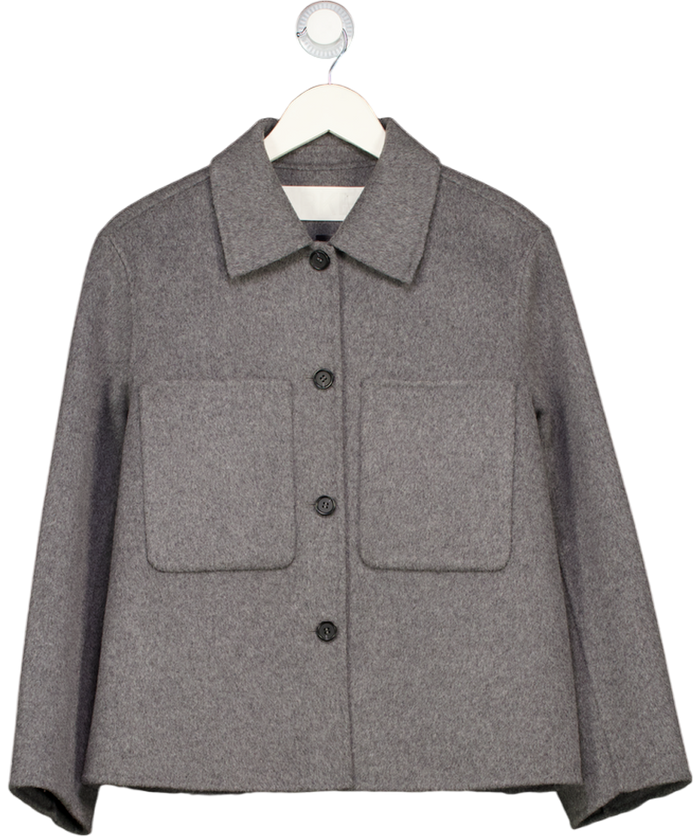 ARKET Grey Double Faced Wool Jacket UK 6