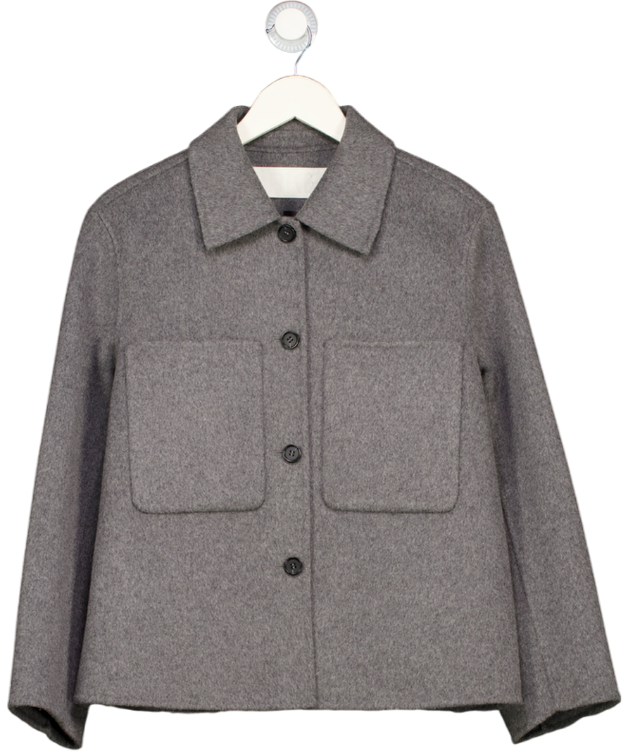 ARKET Grey Double Faced Wool Jacket UK 6