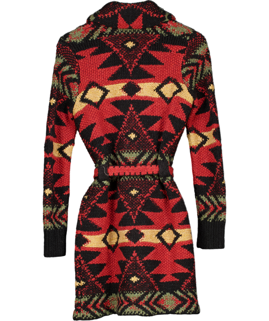 Ralph Lauren Multicoloured Hand-knit Wool-blend Cardigan UK XS/S