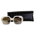 Stella McCartney Sc 40008i 25f Cream Chain Detail Sunglasses In Case