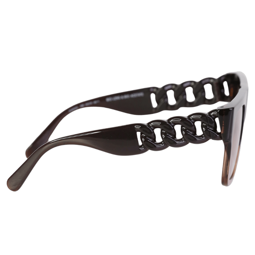 Stella McCartney Sc400531 Black / Brown Ombre Chain Link Arm Sunglasses in Case