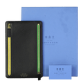 Smythson X Mr Porter Black Leather Multi-zip Travel Currency Case