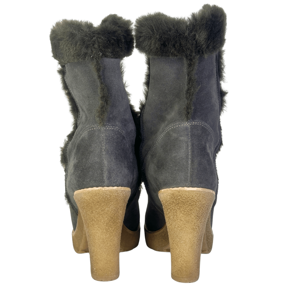 Carvela Grey Stuart Suede Boots UK 4 EU 37 👠