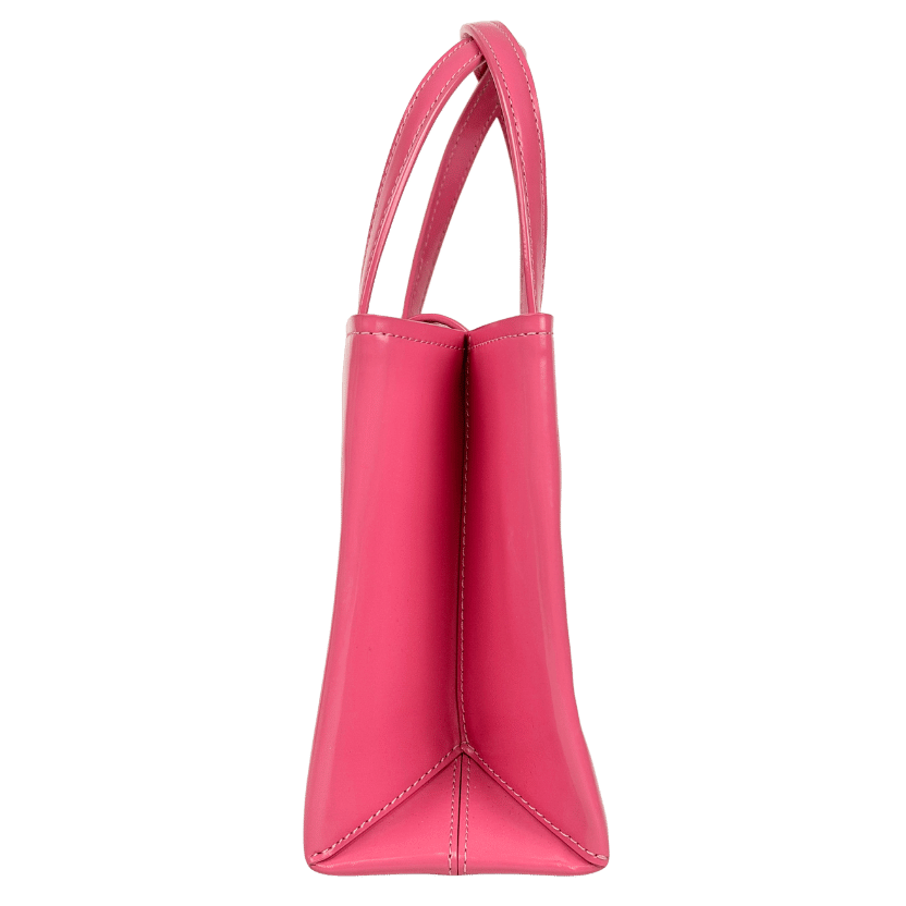 KATE SPADE Pink Smooth Leather Top Handle Bag With Crossbody Strap