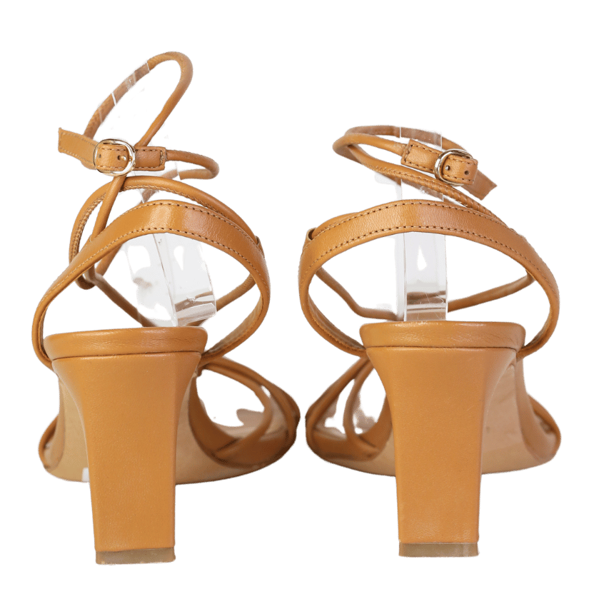 BOBBIES Brown Jenna Heels UK 8 EU 41 👠