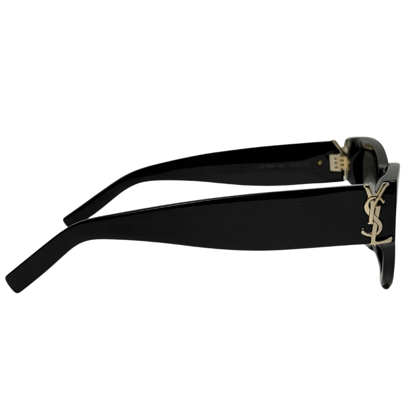 Yves Saint Laurent Sl M94 Black / Gold Logo Cat's Eye Sunglasses