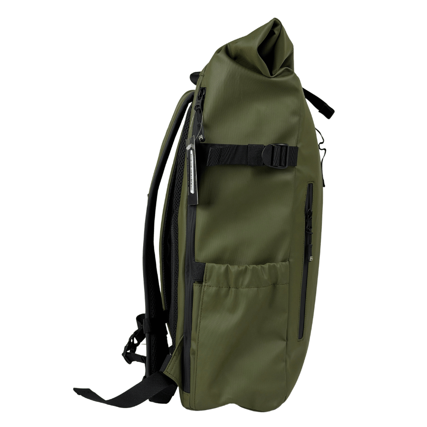 Stubble & Co Green The Roll Top 20l Backpack