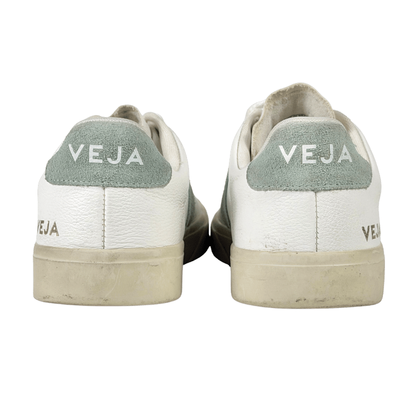VEJA Campo Matcha Trainers Leather Low Tops White UK 5 EU 38