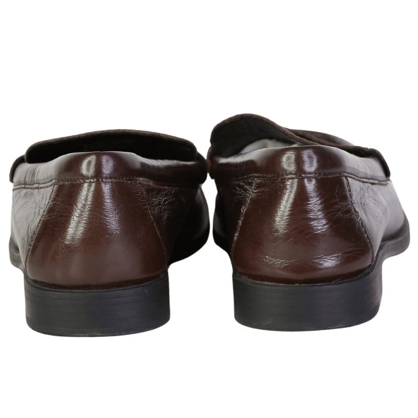 Massimo Dutti Brown Penny Loafers UK 5 EU 38 👠