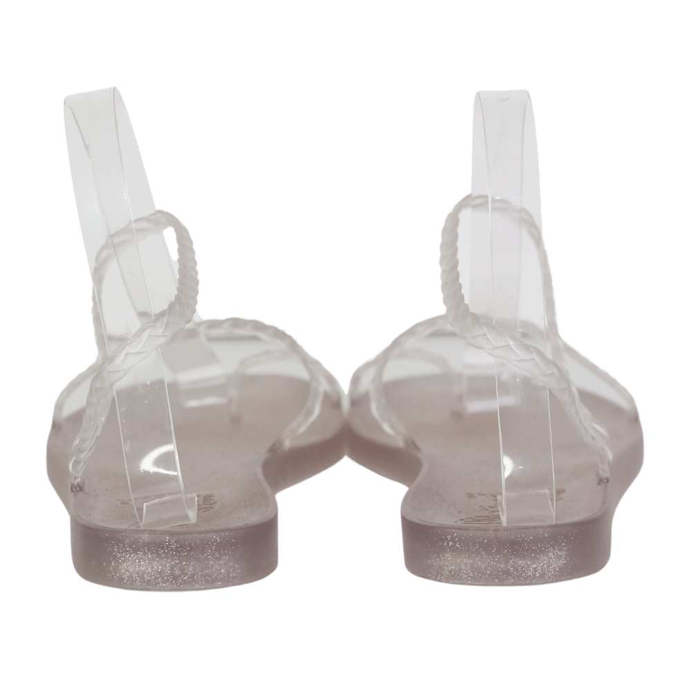 Ancient Greek Sandals Metallic Eleftheria Braided Rubber Sandals UK 4 EU 37 👠