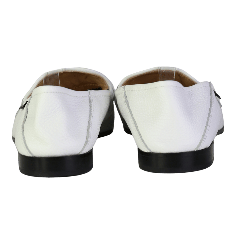 Russell & Bromley White Snaffle Loafer UK 9 EU 43 👞