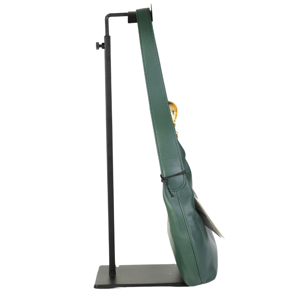 Cuyana Bottle Green Leather Mini Celestia Bag