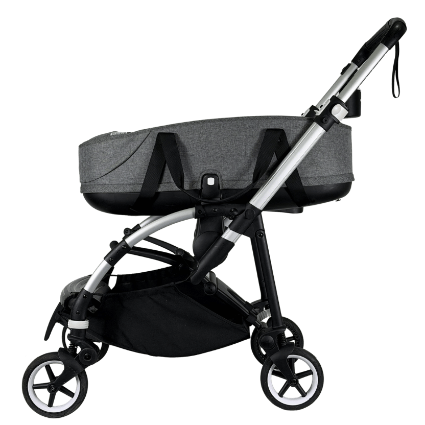 Bugaboo Grey Bee 6 Carrycot / frame and raincover