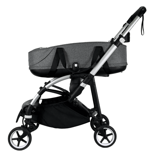 Bugaboo Grey Bee 6 Carrycot / frame and raincover