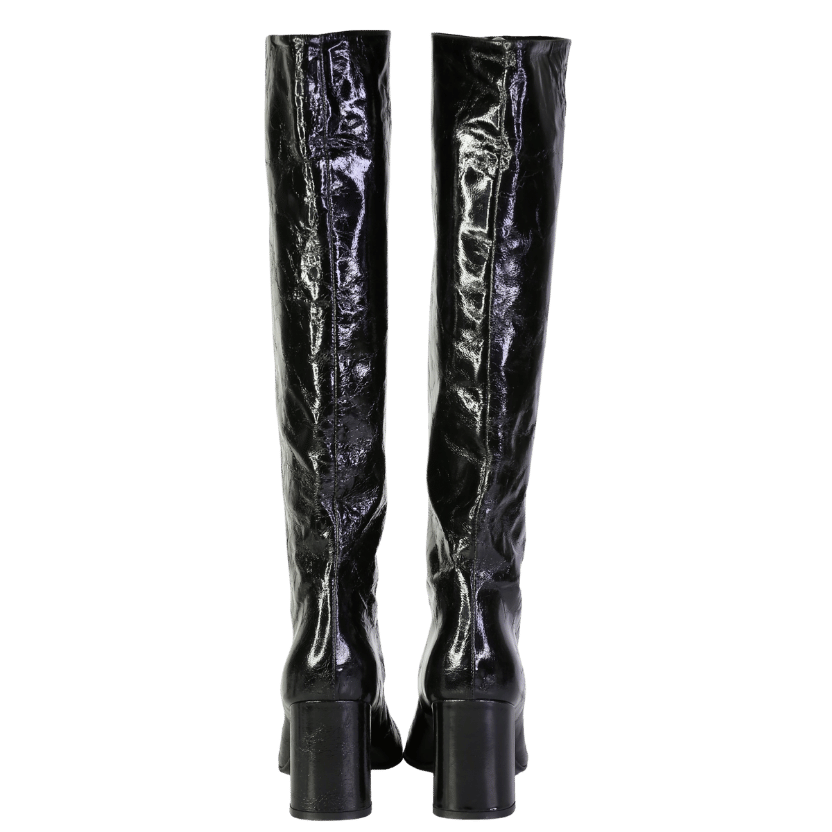Dorothee Schumacher Black Shine Knee High Boot UK 5 EU 38 👠