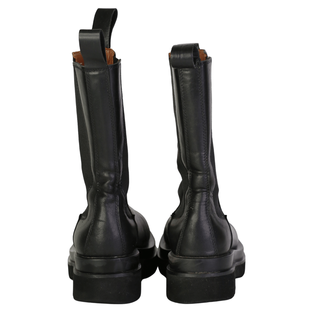 Ducie Black Biker Boots UK 4 EU 37 👠