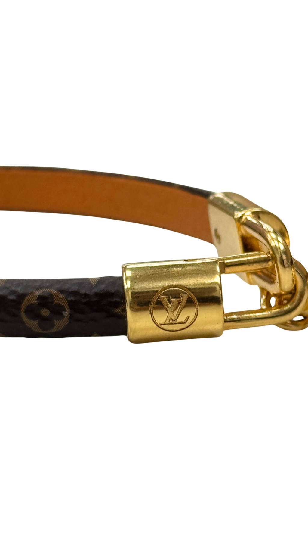 Louis Vuitton Brown Crazy In Lock Charm Bracelet