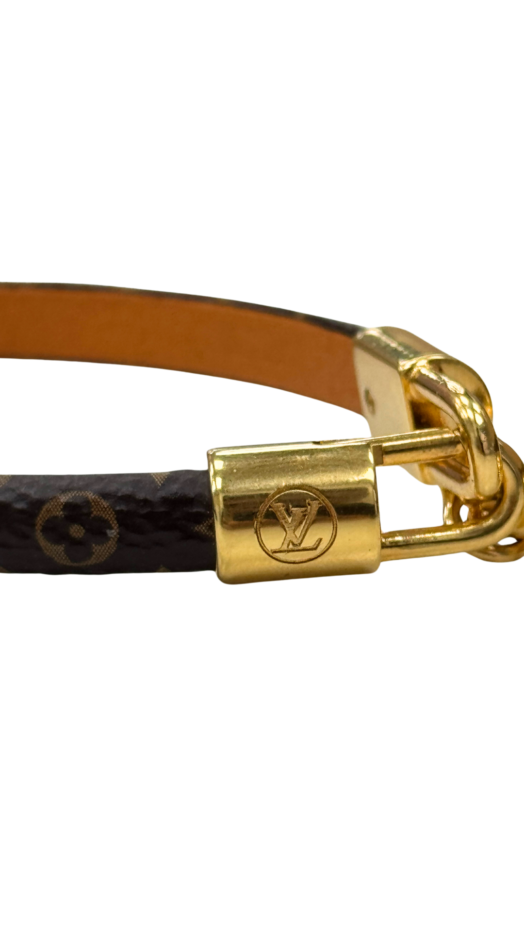 Louis Vuitton Brown Crazy In Lock Charm Bracelet