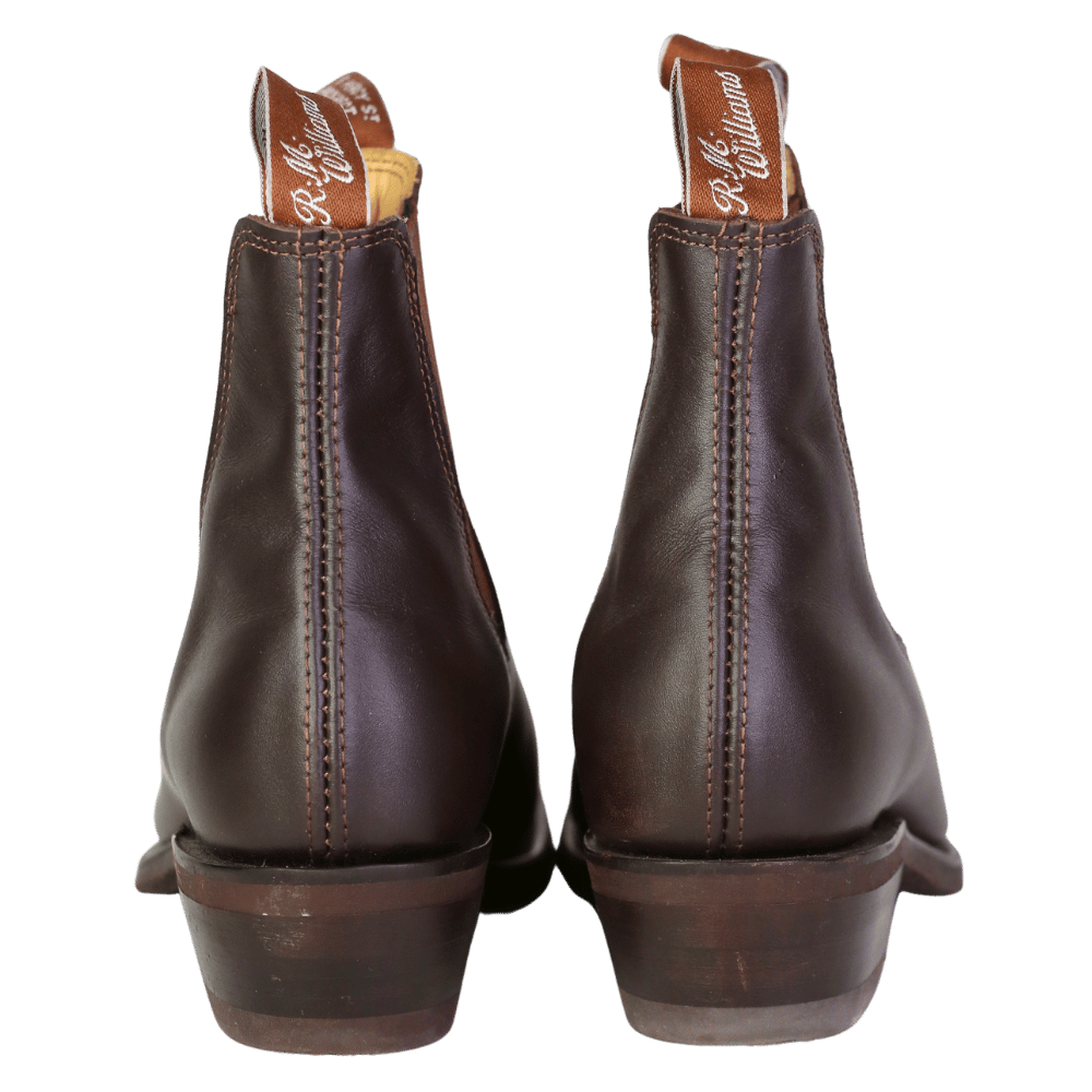 R.M.WILLIAMS Millicent Boot – Dark Brown Aniline Leather UK 6.5 EU 40 👠