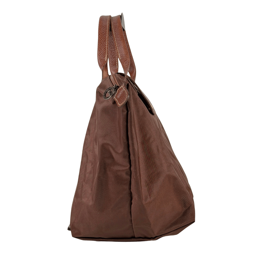 Longchamp Brown Medium Le Pliage Nylon Handbag