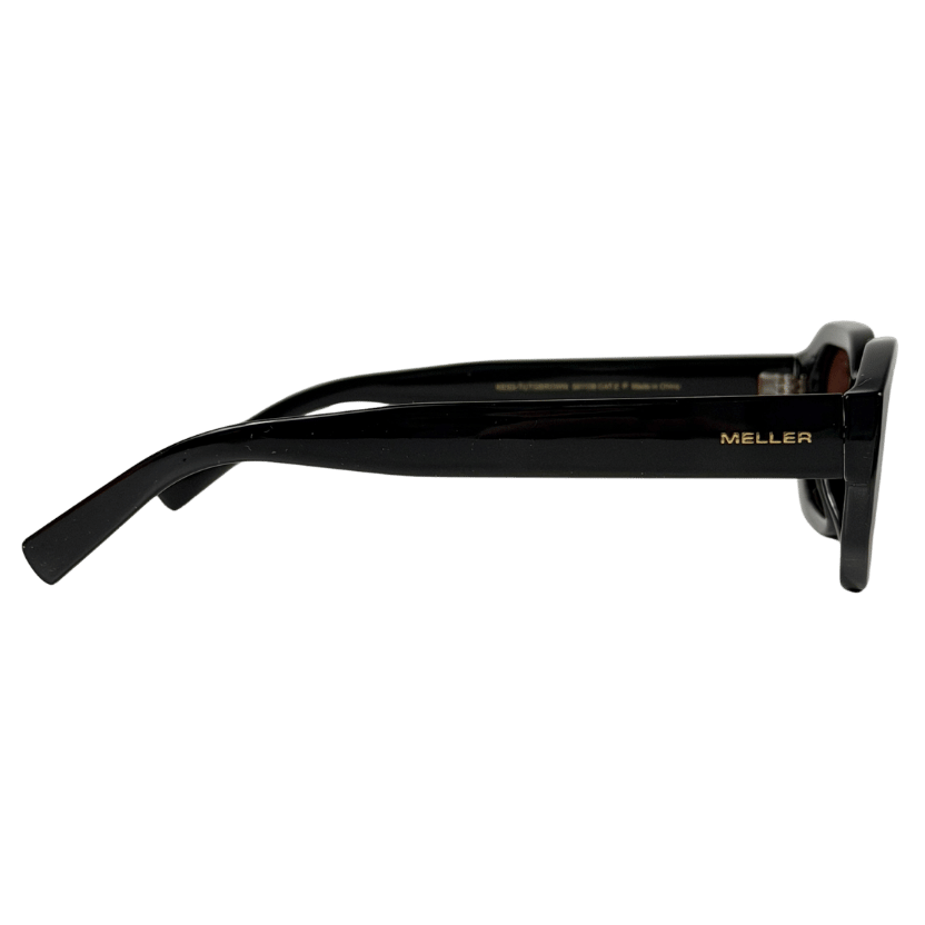 MELLER Kessie Dark Brown Polarised Anti-scratch Sunglasses In Case/box