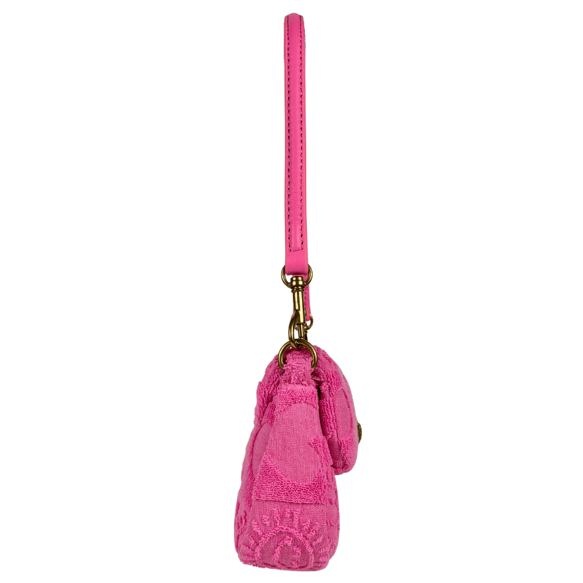 KURT GEIGER Hot Pink Terry Pickle Shoulder Bag One Size
