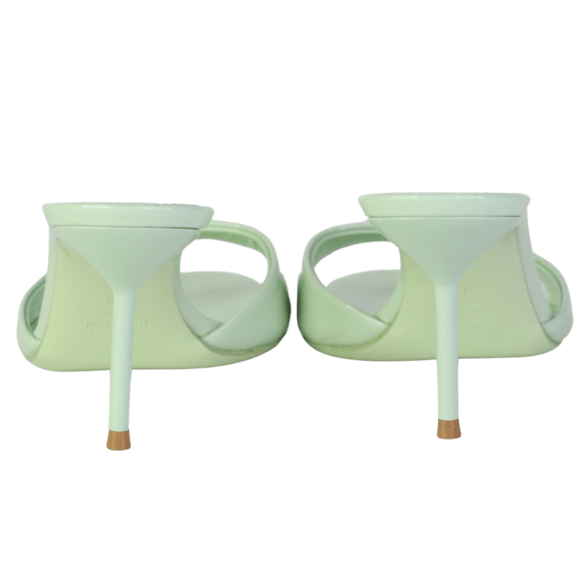 Paris Texas Green 70mm Lidia Mules UK 5 EU 38 👠