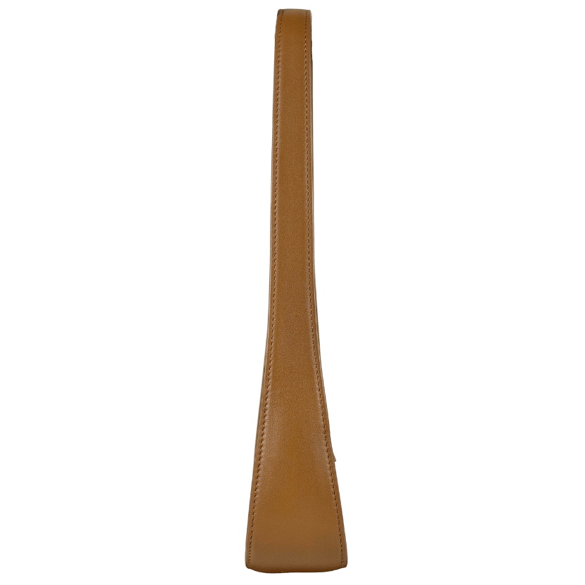 THE ROW Acorn Brown Half Moon Leather Shoulder Bag