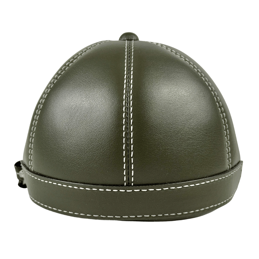 JW ANDERSON Green Leather Midi Cap Bag
