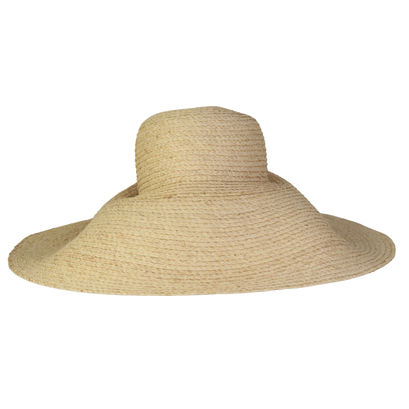 Arket Nude Wide Brim Straw Hat UK S