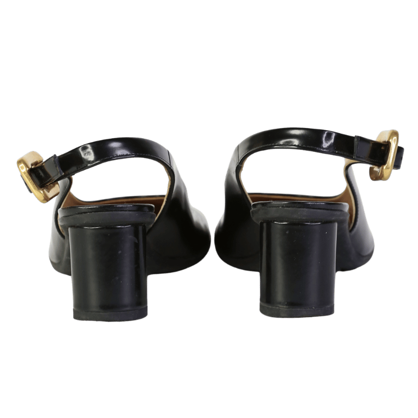 BOTTEGA VENETA Black Atomic Court Shoes UK 4 EU 37 👠