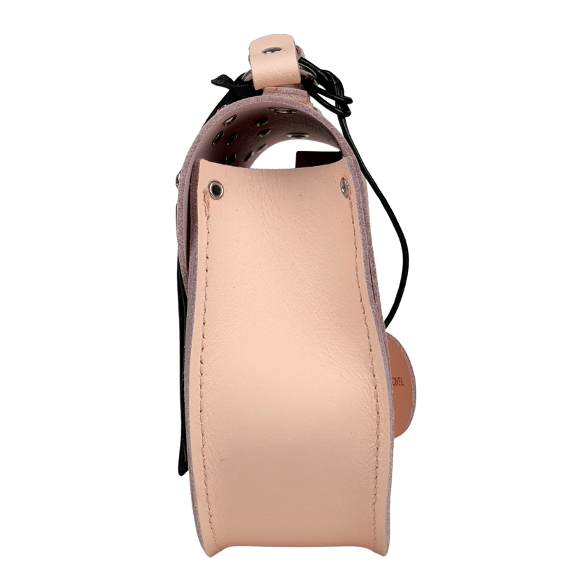 THE CAMBRIDGE SATCHEL COMPANY Cloud Pink Matte With Swarovski Crystals Leather Bag One Size