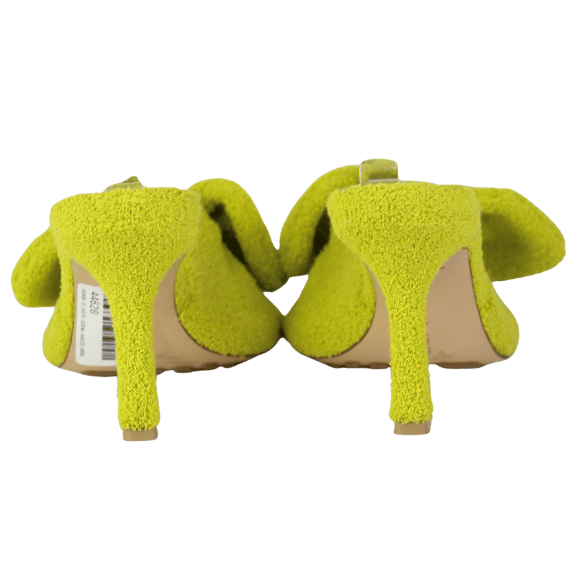 BOTTEGA VENETA Kiwi Green Bow-detail Sandals UK 4 EU 37 👠