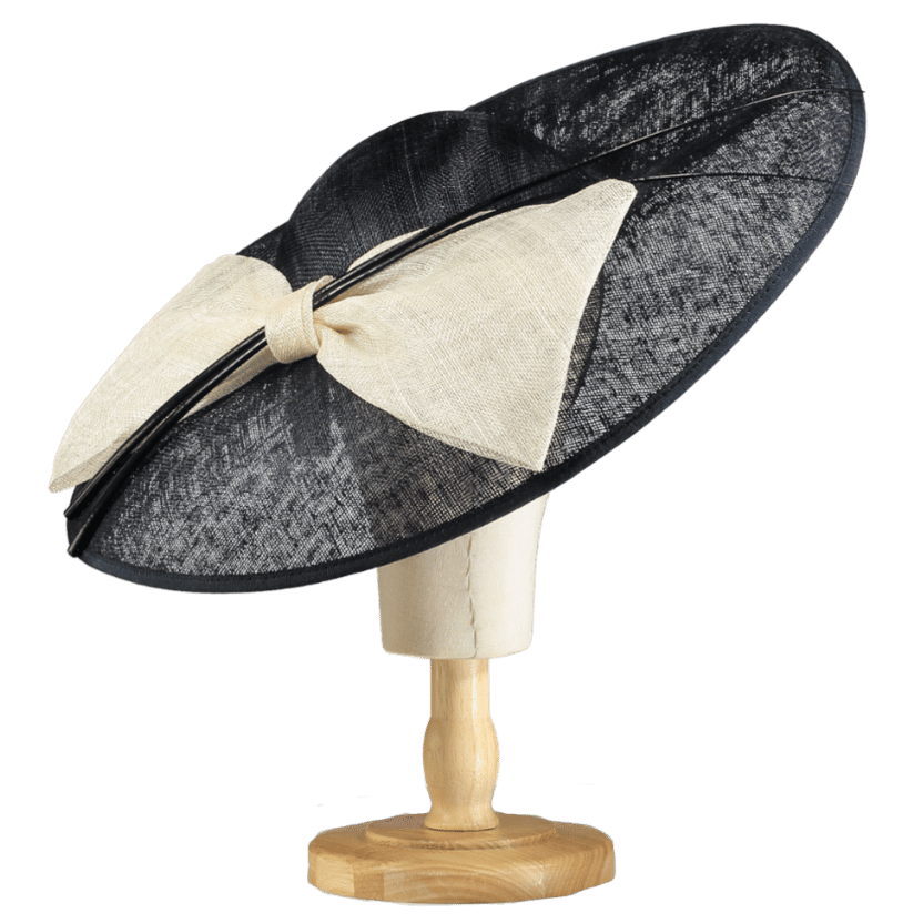 Karen Millen Blue Statement Bow Detail Fascinator One Size