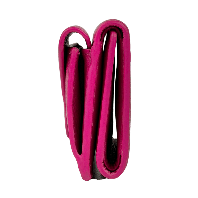 BALENCIAGA Papier Wallet Purse Mini Rose Magenta Pink
