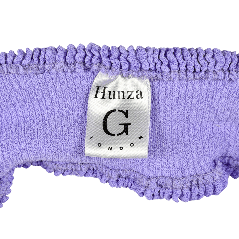 Hunza G Purple Xandra Bikini Lilac One Size